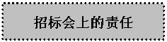 文本框: 招标会上的责任