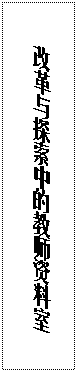文本框: 改革与探索中的教师资料室